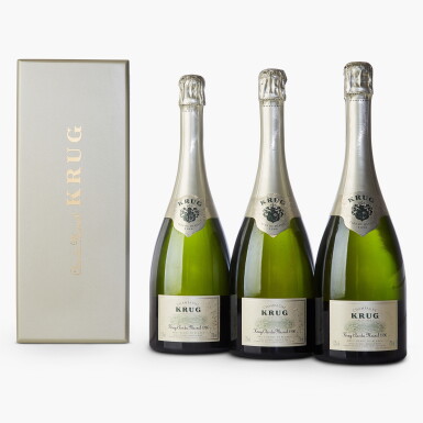 View full screen - View 1 of Lot 449. Krug, Clos du Mesnil 1996 (3 BT).