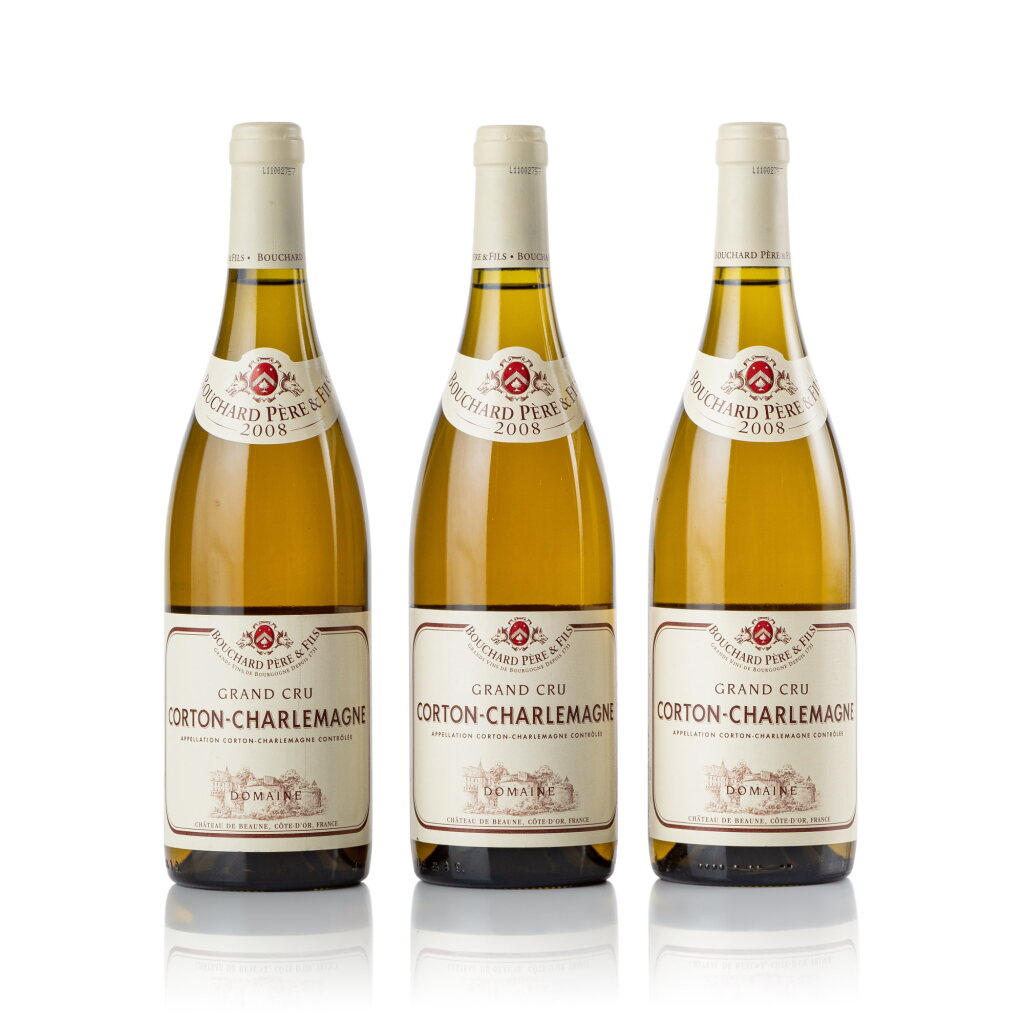View full screen - View 1 of Lot 47. Corton Charlemagne 2008 Bouchard Père et Fils (3 BT).