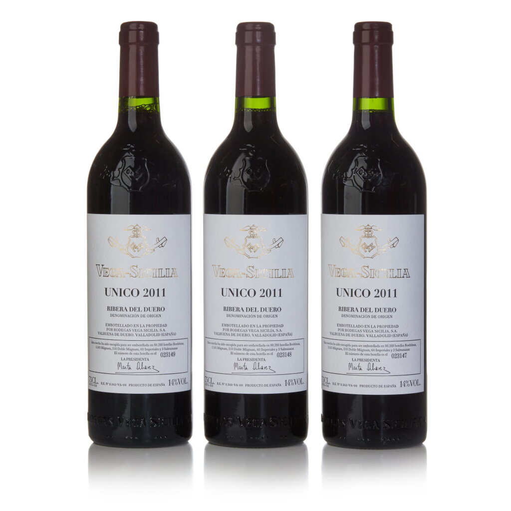 View full screen - View 1 of Lot 407. Vega Sicilia 'Unico' 2011 (3 BT).