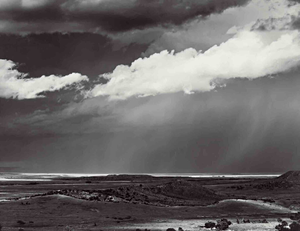View full screen - View 1 of Lot 8. Thunderstorm Over the Great Plains, Near Cimarron, New Mexico.