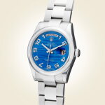 Reference 118209 Day-Date 'Blue Wave' | A white gold automatic wristwatch with day, date and bracelet, Circa 2006