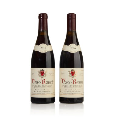 View full screen - View 1 of Lot 407. Vosne Romanée, Les Beaumonts 2010 Domaine Hudelot-Noëllat (2 BT).