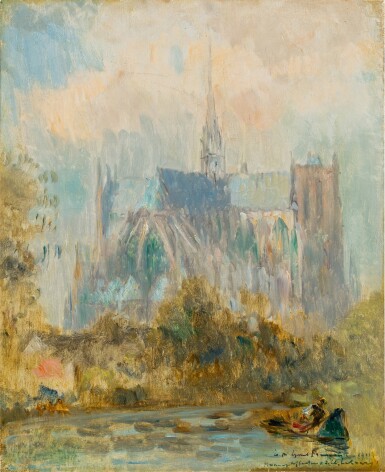 View full screen - View 1 of Lot 274. Amiens, chevet de la Cathédrale.