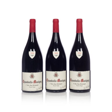 View full screen - View 1 of Lot 55. Chambolle Musigny, Les Echanges 2016 Jean-Marie Fourrier (3 MAG).