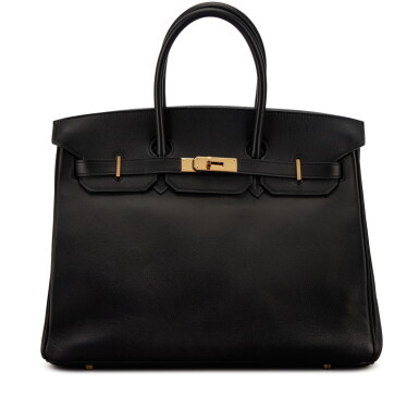 View full screen - View 1 of Lot 674. Black Swift Birkin 35 Gold Hardware, 2007.