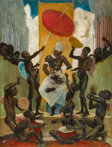 View full screen - View 1 of Lot 206. Working Drawing for 'The Black Madonna'.