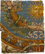 A Royal Louis XIV Savonnerie Carpet Fragment, Circa 1664-1666
