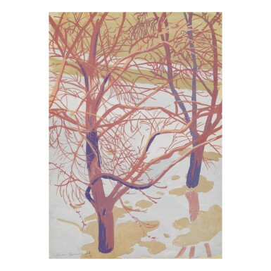 View full screen - View 1 of Lot 132. CHARLES EPHRAIM BURCHFIELD | BARREN TREES.