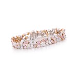 Coloured Diamond and Diamond Bracelet | 彩色鑽石 配 鑽石 手鏈