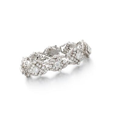 View full screen - View 1 of Lot 87. Diamond bracelet | Bracciale in diamanti.