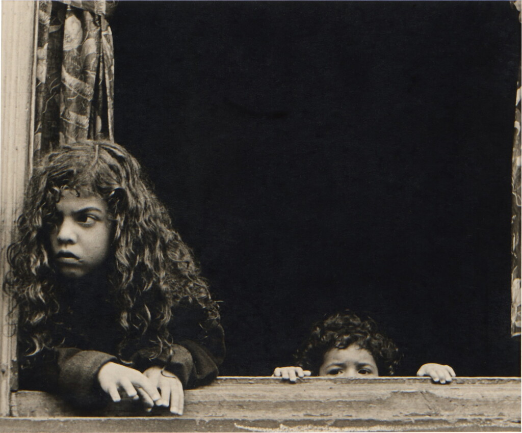 View full screen - View 1 of Lot 82. New York (Two Children in Window).