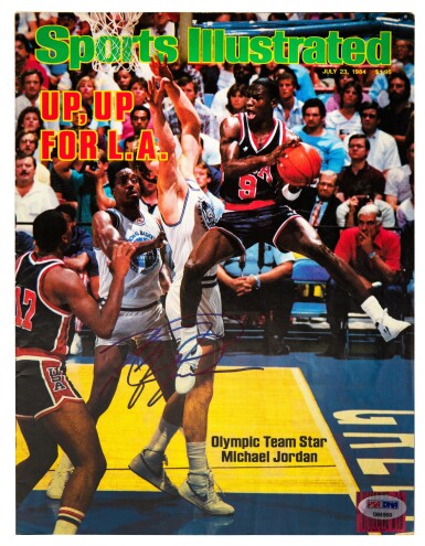 View full screen - View 1 of Lot 28. Michael Jordan Signed Cover.