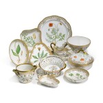 A Group of Royal Copenhagen 'Flora Danica' Serving Wares, Modern