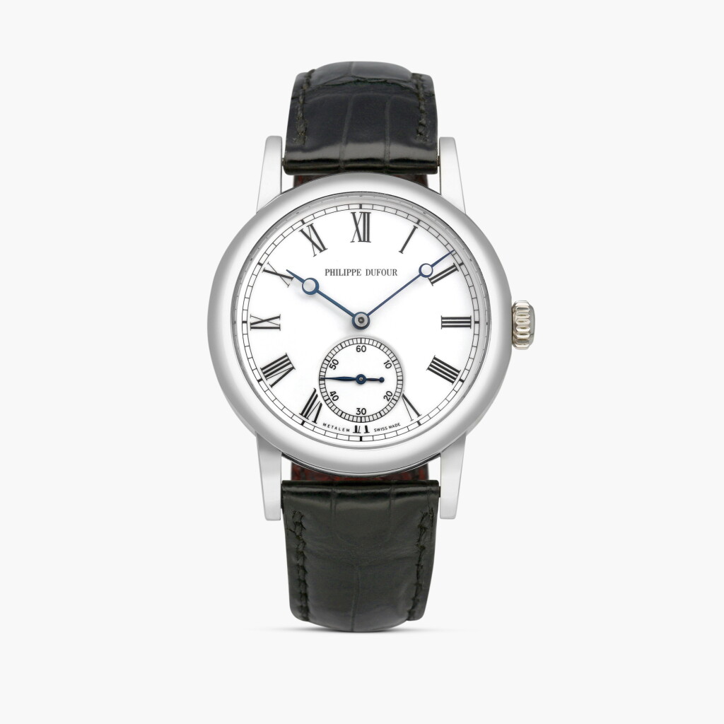 View full screen - View 1 of Lot 2405. Simplicity, Number 31 | A platinum wristwatch, Circa 2003.