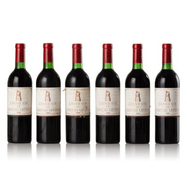 View full screen - View 1 of Lot 28. Château Latour 1964 (12 BT).