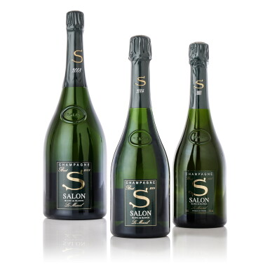 View full screen - View 1 of Lot 7619. Salon Le Mesnil, Blanc de Blancs 2004 (6 BT).