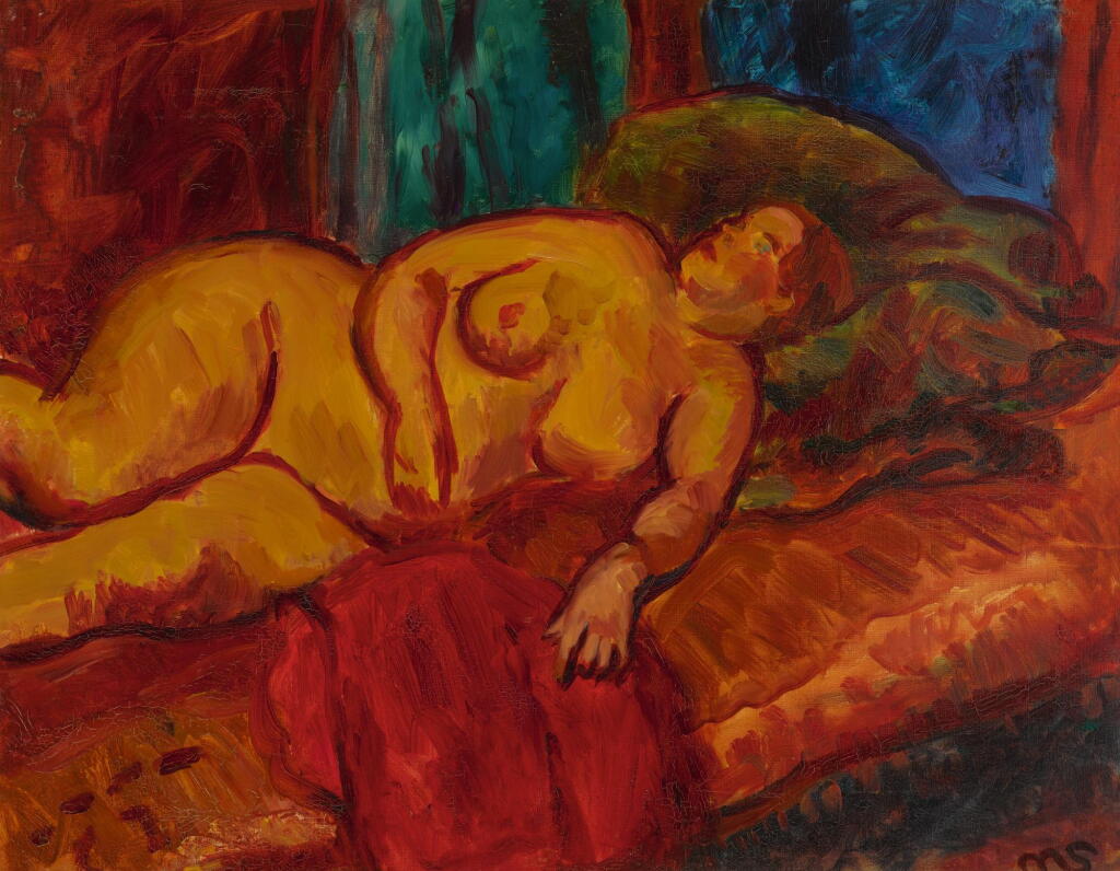 View full screen - View 1 of Lot 138. SIR MATTHEW SMITH | RECLINING NUDE.