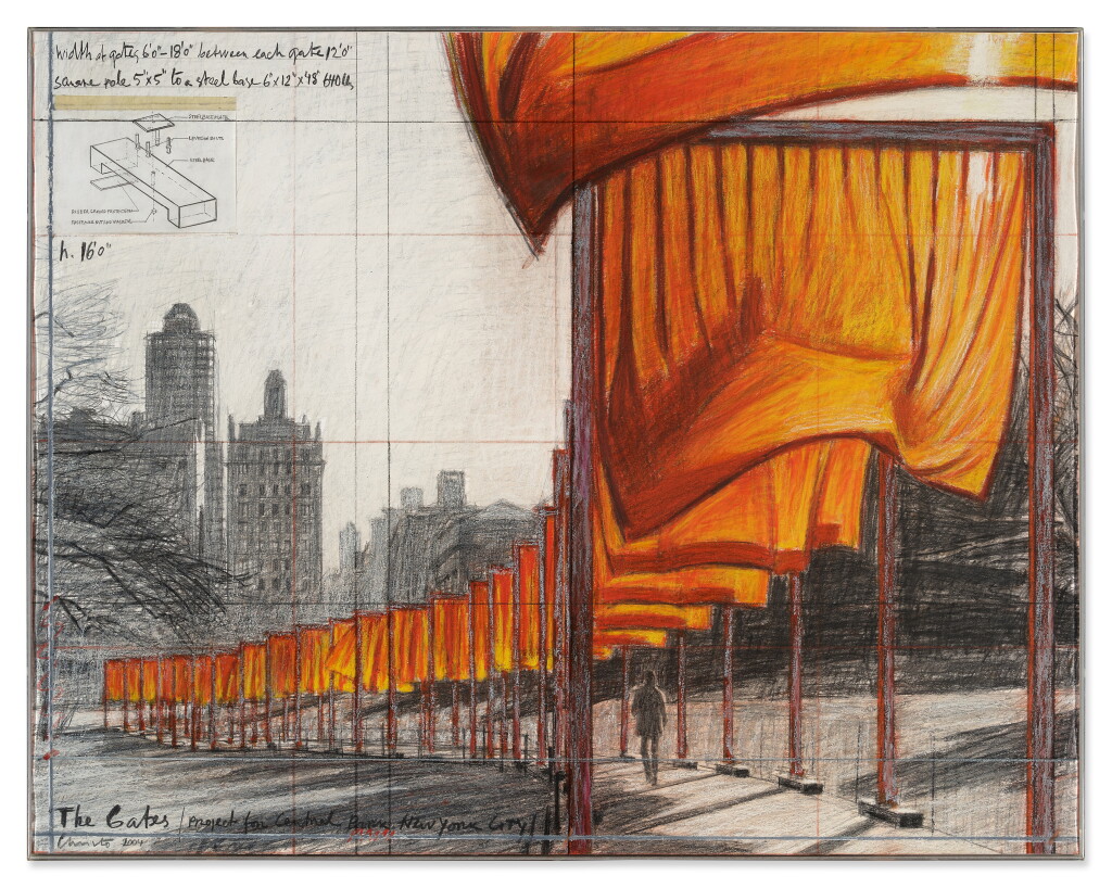 View full screen - View 1 of Lot 46. The Gates (Project for Central Park, New York City).