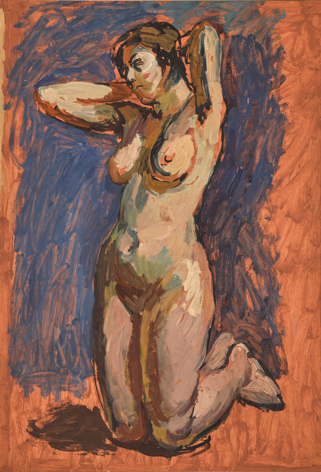 View full screen - View 1 of Lot 610. Kneeling Female Nude.