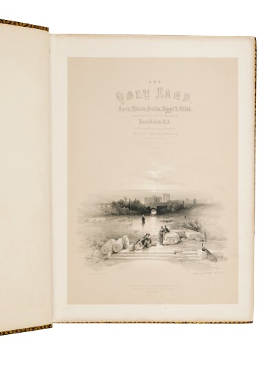 View full screen - View 1 of Lot 1090. Roberts, David | The Holy Land, handsomely bound.