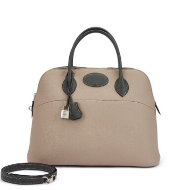 View full screen - View 1 of Lot 6158. Gris Tourterelle and Vert Anglais Clémence HSS Bolide 35 Palladium Hardware, 2016.