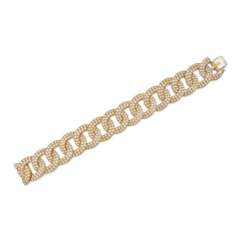 View full screen - View 1 of Lot 80. Diamond 'Olympia' Bracelet, France.