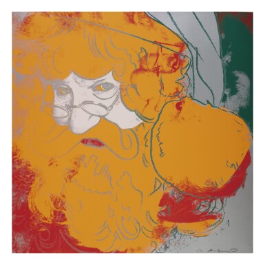 View full screen - View 1 of Lot 274. ANDY WARHOL | SANTA CLAUS (SEE F. & S. IIB.266).