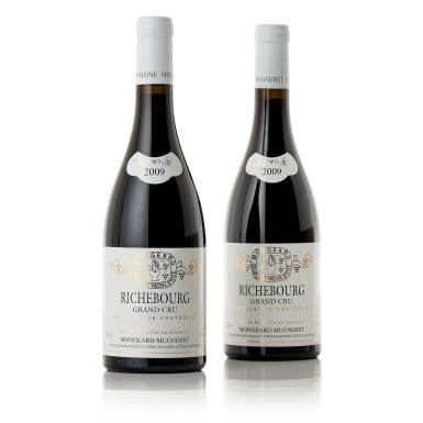 View full screen - View 1 of Lot 8752. Richebourg 2009 Mongeard-Mugneret (3 BT).