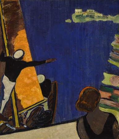 View full screen - View 1 of Lot 114. JÁNOS VASZARY | SAILORS IN PORTOROŽ, SLOVENIA.