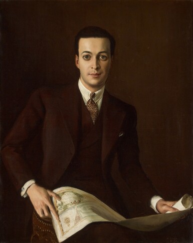 View full screen - View 1 of Lot 186. Portrait of Arturo López Willshaw.
