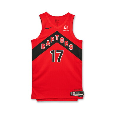 View full screen - View 1 of Lot 30. Garrett Temple Toronto Raptors 2026 NBA Playoffs Eastern Conference Round 1 Game Issued Icon Edition Jersey | Game 1.