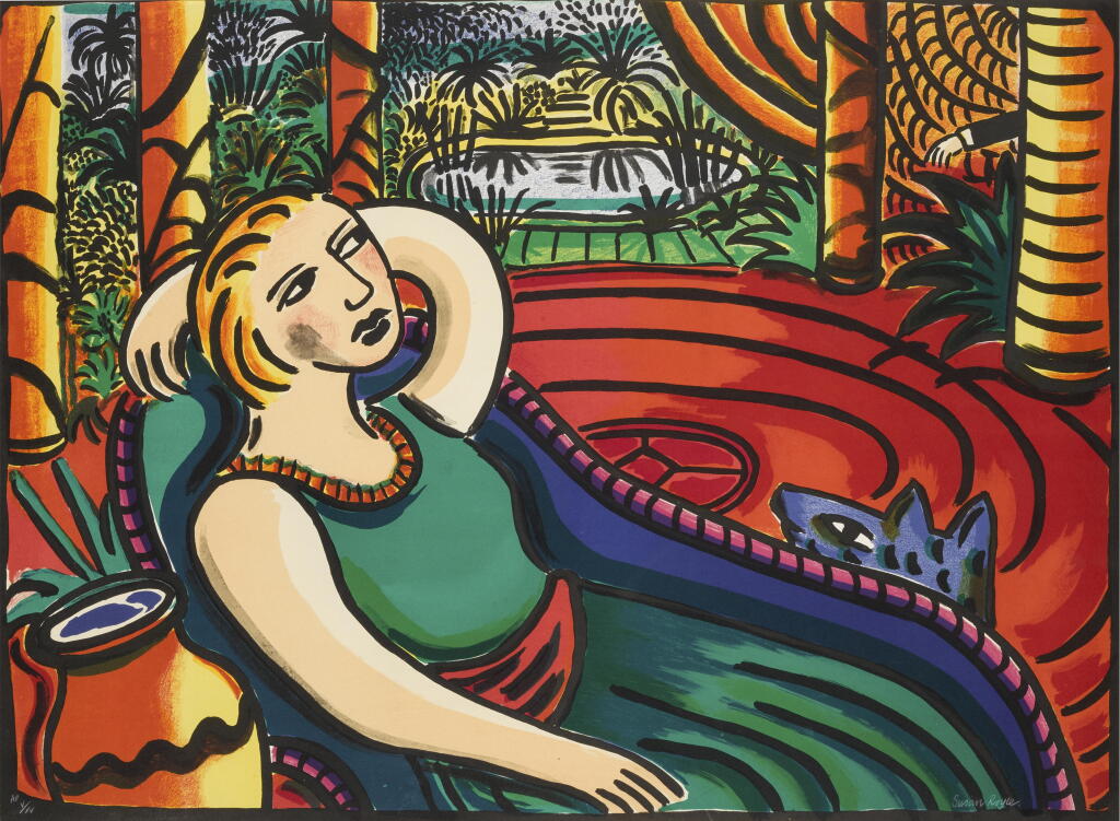 View full screen - View 1 of Lot 1641. Untitled (Woman Lounging).