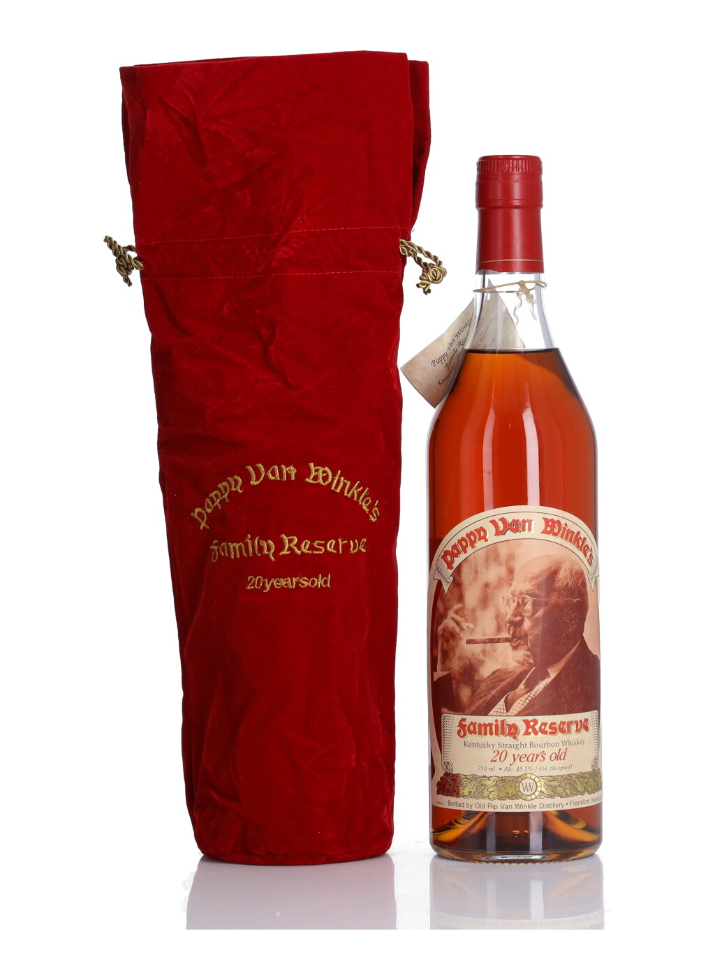 View full screen - View 1 of Lot 52. Pappy Van Winkle's 20 Year Old Family Reserve 90.4 Proof NV (1 BT 75cl).