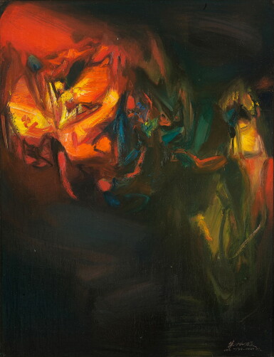 View full screen - View 1 of Lot 1055. Chu Teh-Chun 朱德群 | Sans titre 無題.