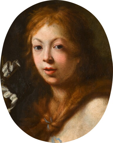 View full screen - View 1 of Lot 18. CIRCLE OF CESARE DANDINI | THE HEAD OF A YOUTH.