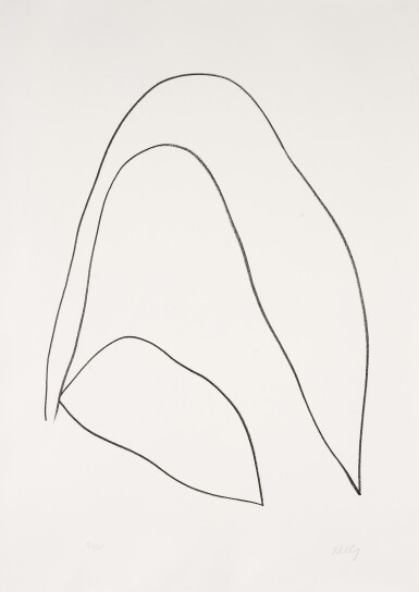 View full screen - View 1 of Lot 497. Leaves (Feuille), from Suite of Plant Lithographs .