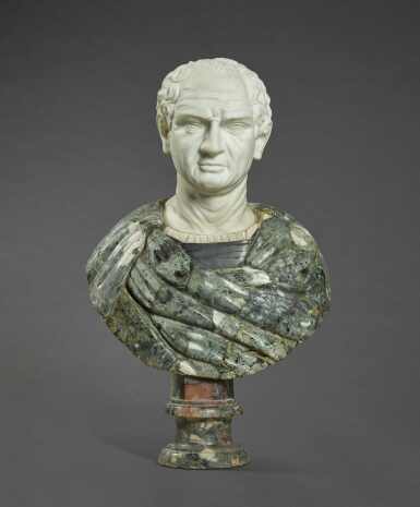 View full screen - View 1 of Lot 34. Bust of an Emperor.