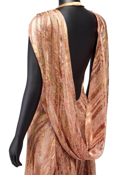 zac posen gold dress ZAC ZAC POSEN $995 STEPHANIE METALLIC GOLD GOWN DRESS sz 6