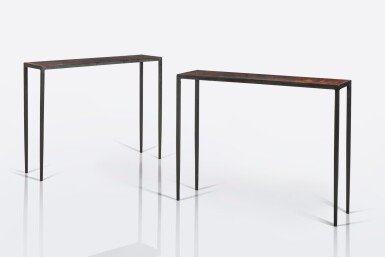 View full screen - View 1 of Lot 52. Pair of Console Tables.