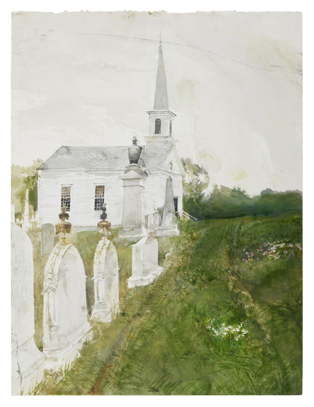 View full screen - View 1 of Lot 249. Ridge Church (Study for Shellback).