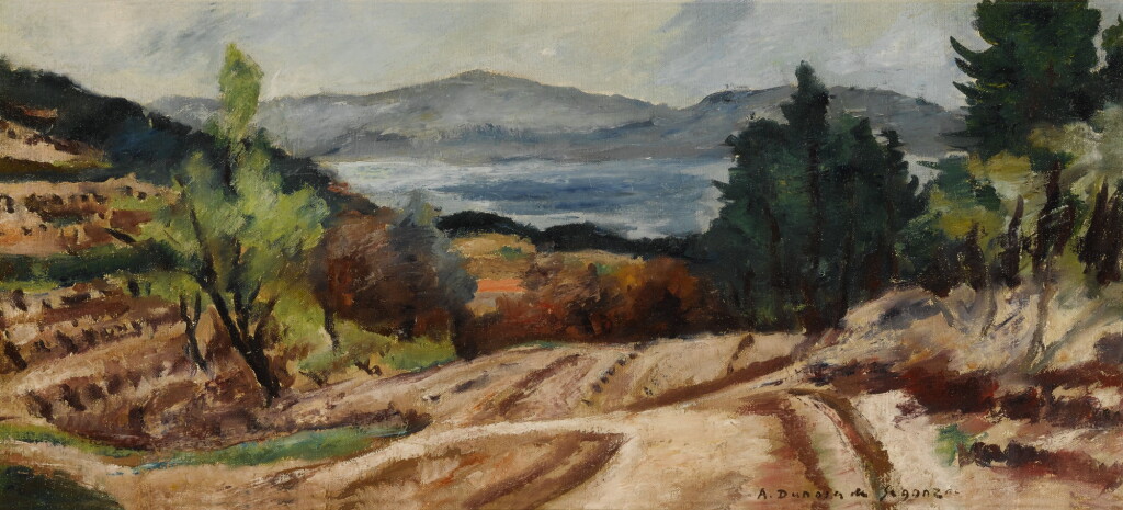 View full screen - View 1 of Lot 109. ANDRÉ DUNOYER DE SEGONZAC | LE GOLF DE SAINT TROPEZ.
