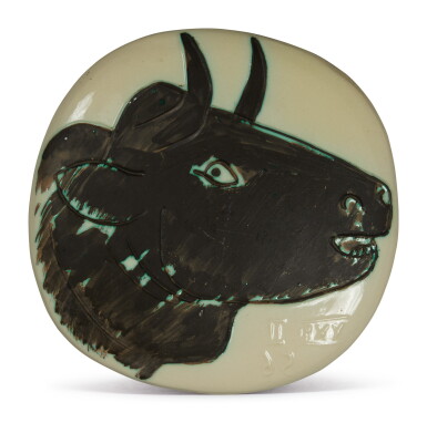 View full screen - View 1 of Lot 13. PABLO PICASSO | PROFIL DE TAUREAU (A.R. 317).