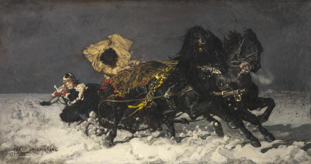 View full screen - View 1 of Lot 36. JÓSEF CHELMONSKI | Midnight Ride.