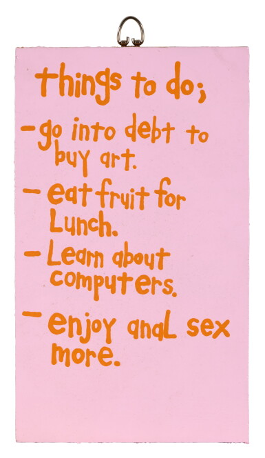 View full screen - View 1 of Lot 66. Things To Do: Art, Fruit, Computers, Anal Sex.