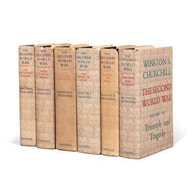 View full screen - View 1 of Lot 1179. Churchill, Winston | The Second World War, signed .