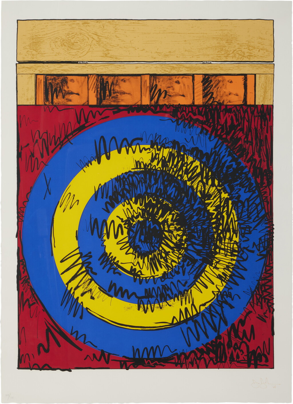 View full screen - View 1 of Lot 17. Target with Four Faces (ULAE 55).