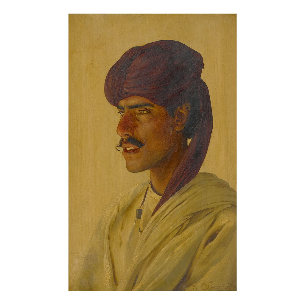 View full screen - View 1 of Lot 30. RUDOLF SWOBODA | A MUSSALMAN SEPOY IN HH MAHARAJA SRINAGAR’S INDIAN REGIMENT, 23 YEARS OLD.
