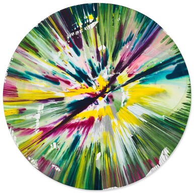 View full screen - View 1 of Lot 9. Untitled (Circle Spin Painting) | 無題(圓形旋轉畫).