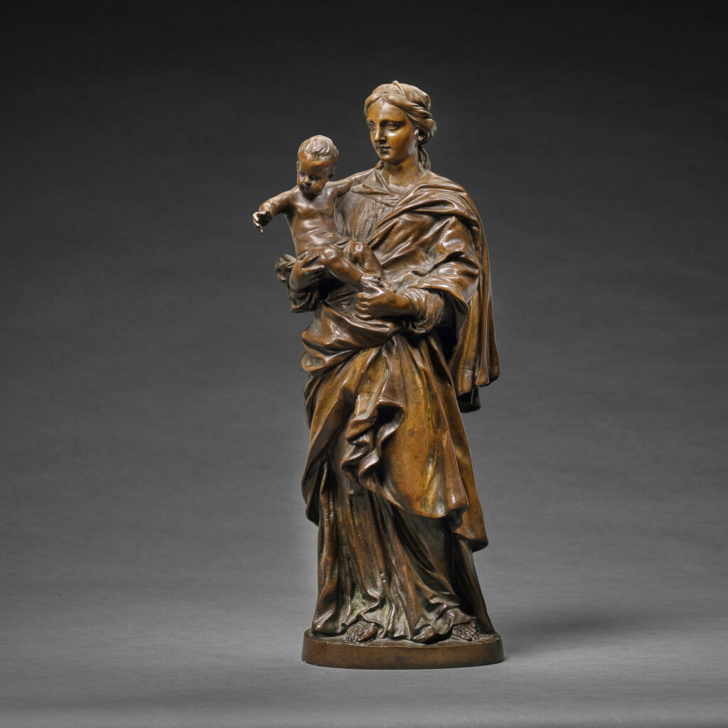 View full screen - View 1 of Lot 56. Italian, probably Rome, late 17th / early 18th century | Virgin and Child.