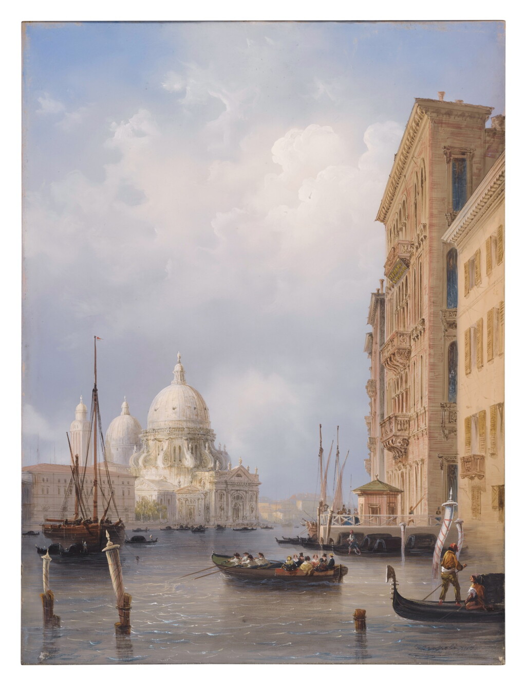 View full screen - View 1 of Lot 373. View of Venice, Grand Canal.
